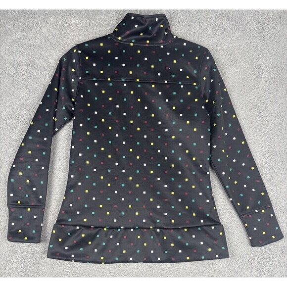 BURTON Dry ride Blk Square Multicolor Women’s Small Full Zip Jacket - Picture 2 of 9